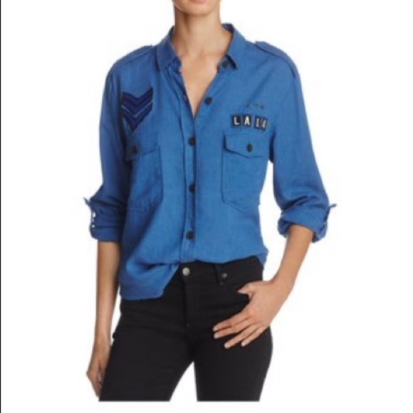 Rails Rare Military Shirt Oversized Patches - Picture 5 of 8